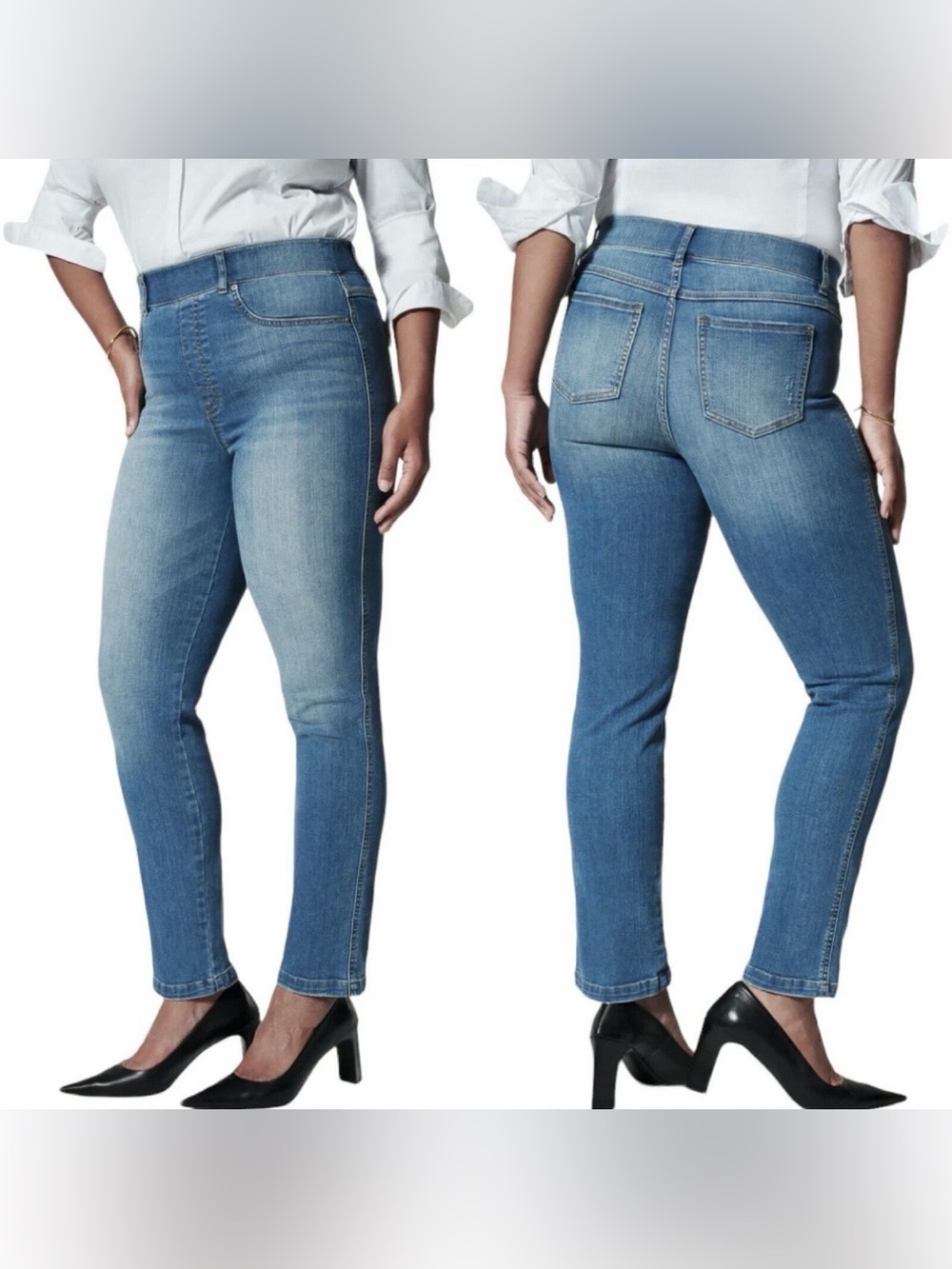 Spanx Ankle Straight Leg Jeans